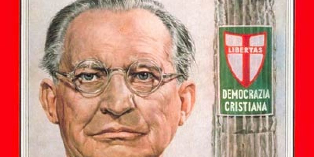 De Gasperi: un politico europeo venuto dal futuro